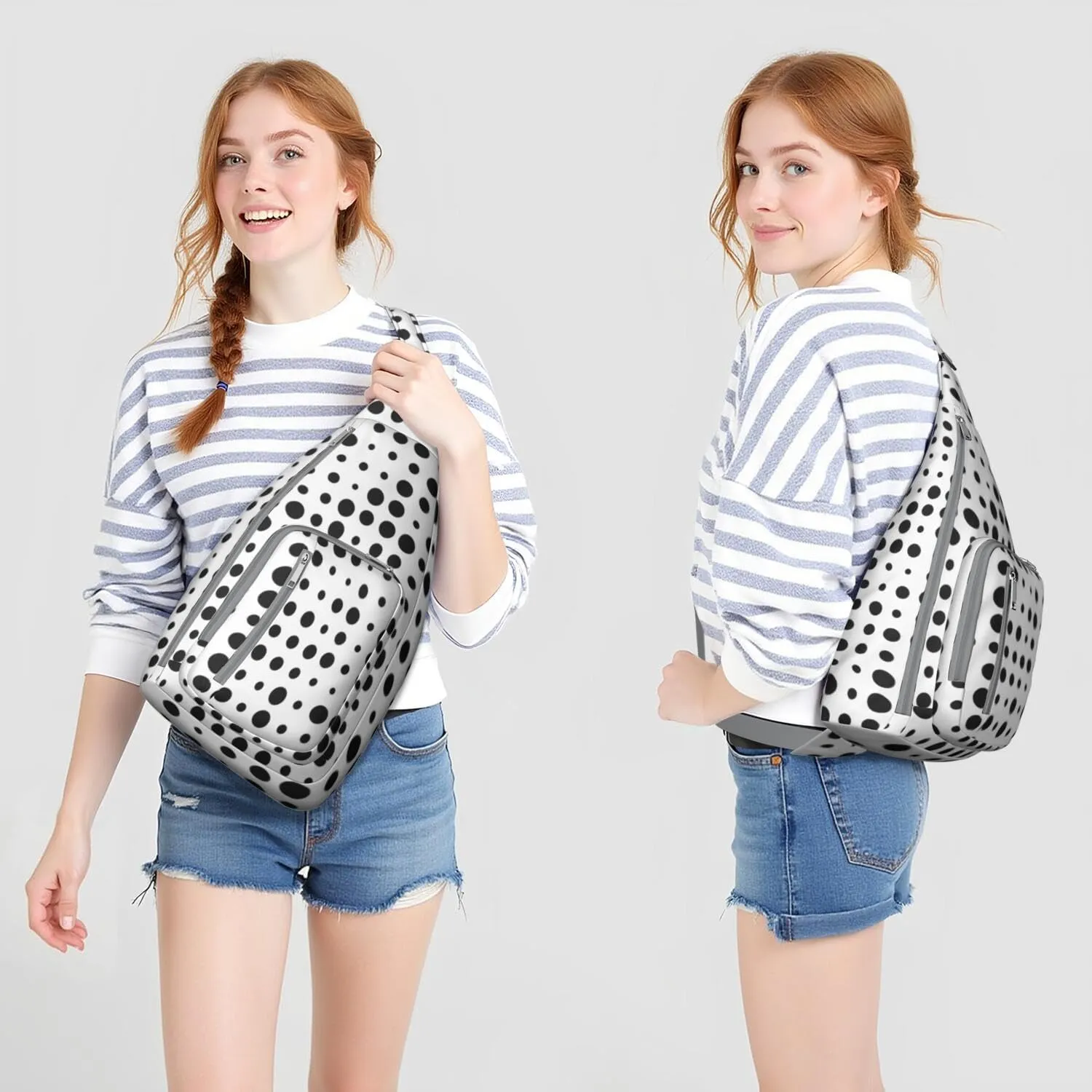 Shoulder Sling Crossbody Casual Chest Bag For Travel Sports Running,Backpack for Men & Women Lightweight Sports BagCrossbody Concealed Carry,Abstract Shoulder Bag Waterproof Chest Bag