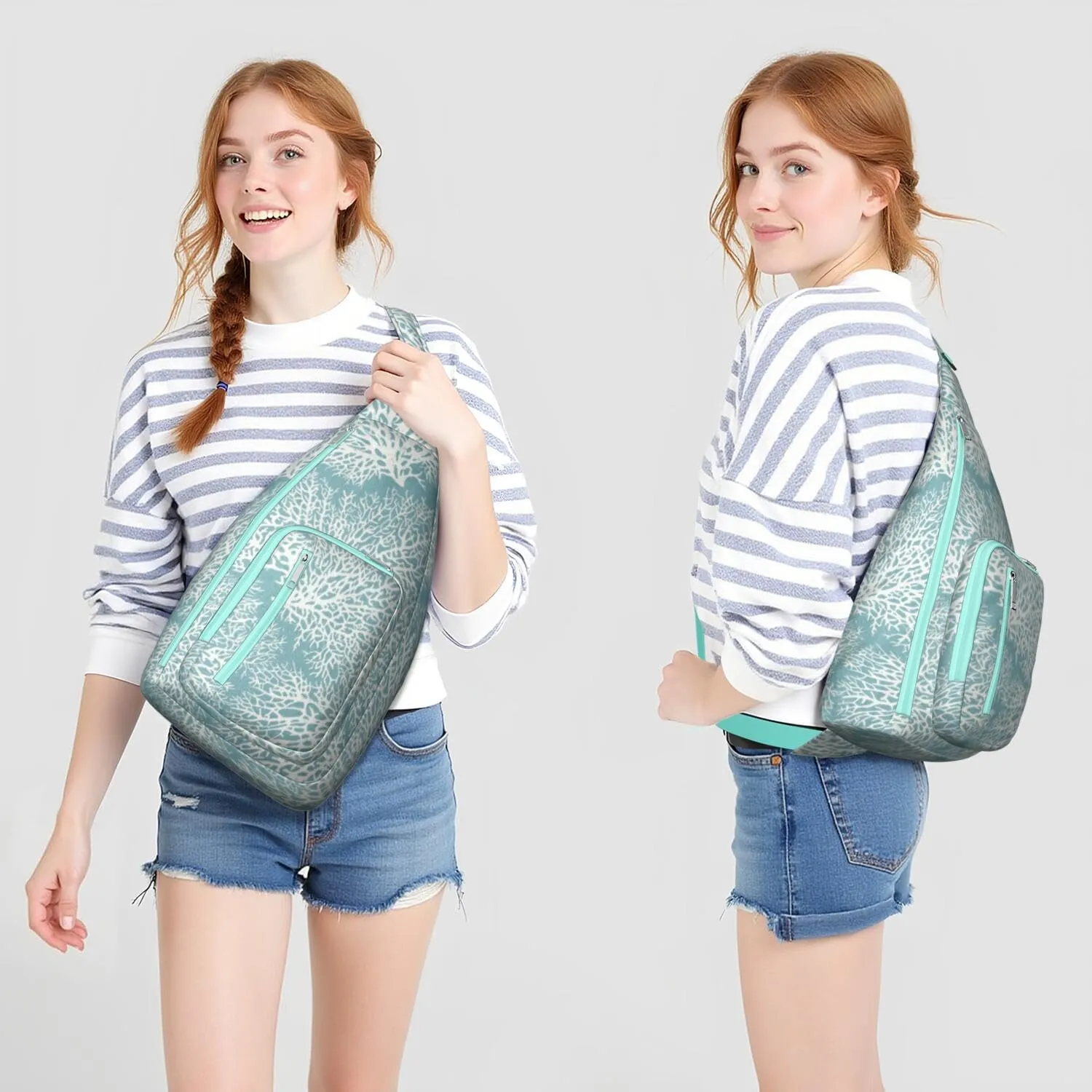 Shoulder Sling Crossbody Casual Chest Bag For Travel Sports Running,Backpack for Men & Women Lightweight Sports BagCrossbody Concealed Carry,Abstract Shoulder Bag Waterproof Chest Bag