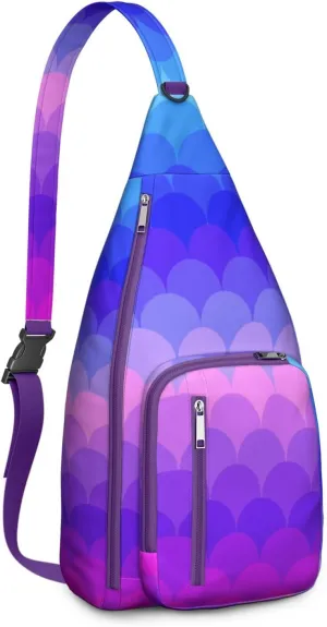 Shoulder Sling Crossbody Casual Chest Bag For Travel Sports Running,Backpack for Men & Women Lightweight Sports BagCrossbody Concealed Carry,Abstract Shoulder Bag Waterproof Chest Bag