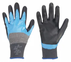 SHOWA Foam Nitrile Coated Gloves, Size L, Gray