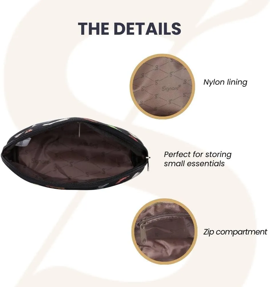 Signare Tapestry Cosmetic Bag Toiletry Makeup Bag for Women