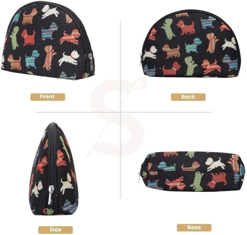 Signare Tapestry Cosmetic Bag Toiletry Makeup Bag for Women