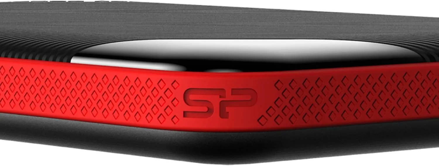 Silicon Power 1TB Rugged Armor A62S Shockproof/ IPX4 Water-Resistant/Dustproof/Anti-Scratch USB 3.0 2.5" Portable External Hard Drive HDD for for PS5, Mac, Xbox and PS4