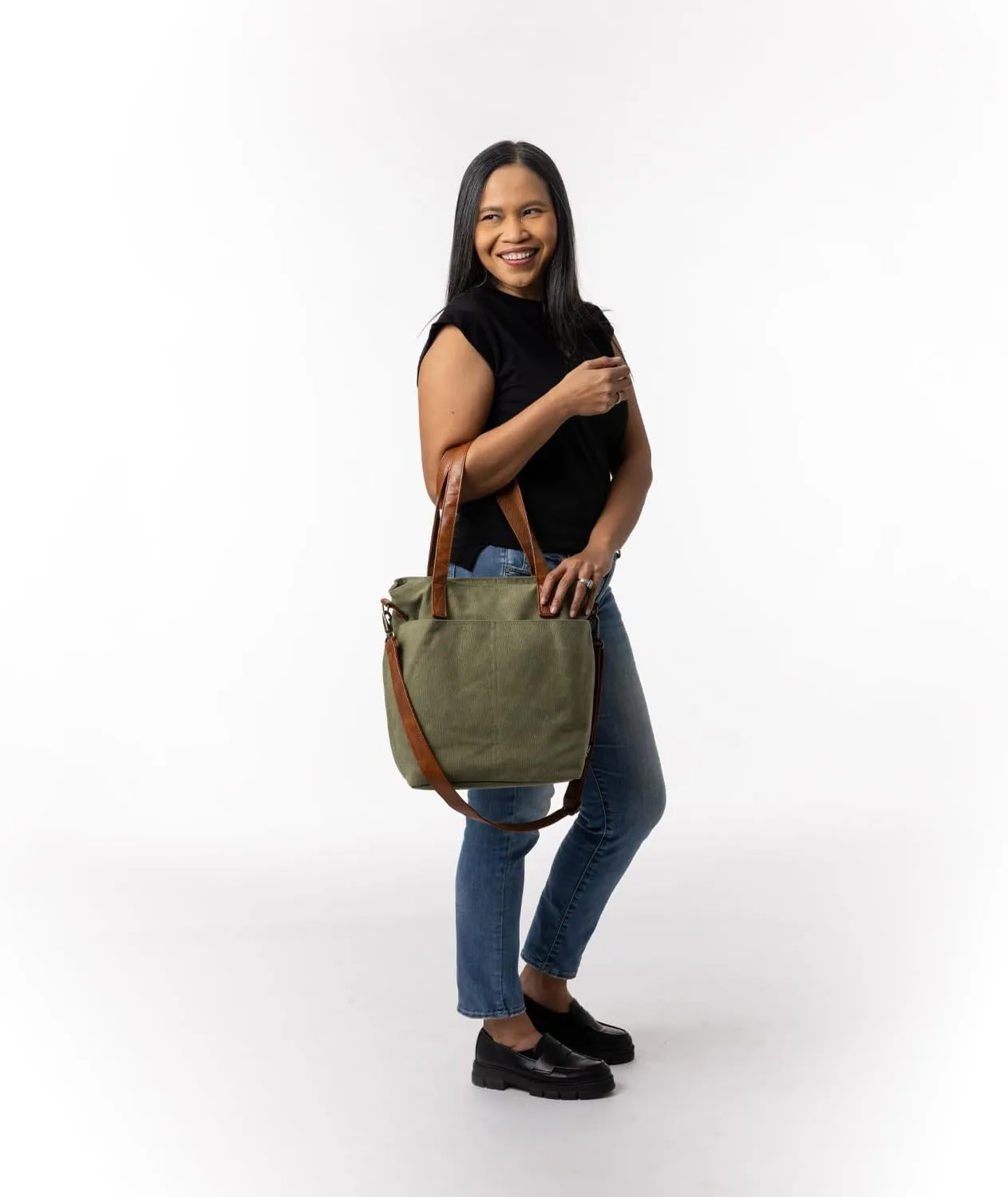 Simple Modern Canvas Tote Bag for Women