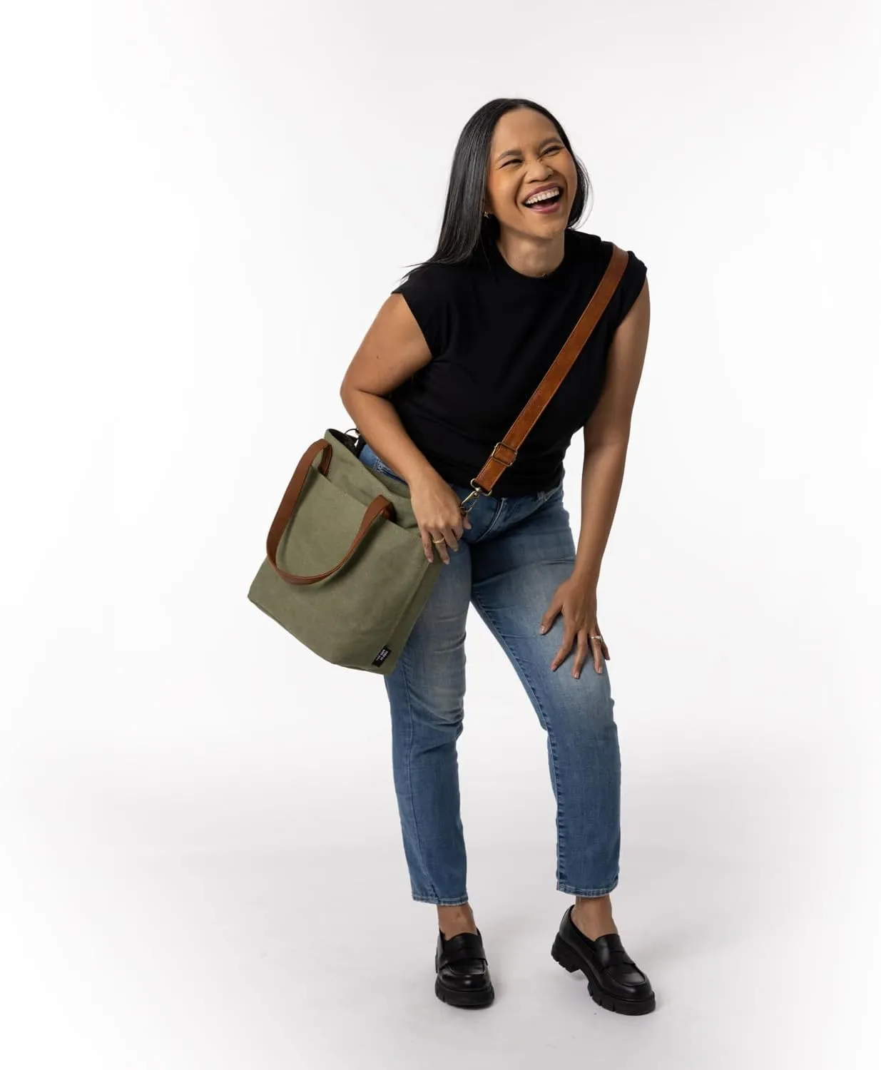 Simple Modern Canvas Tote Bag for Women