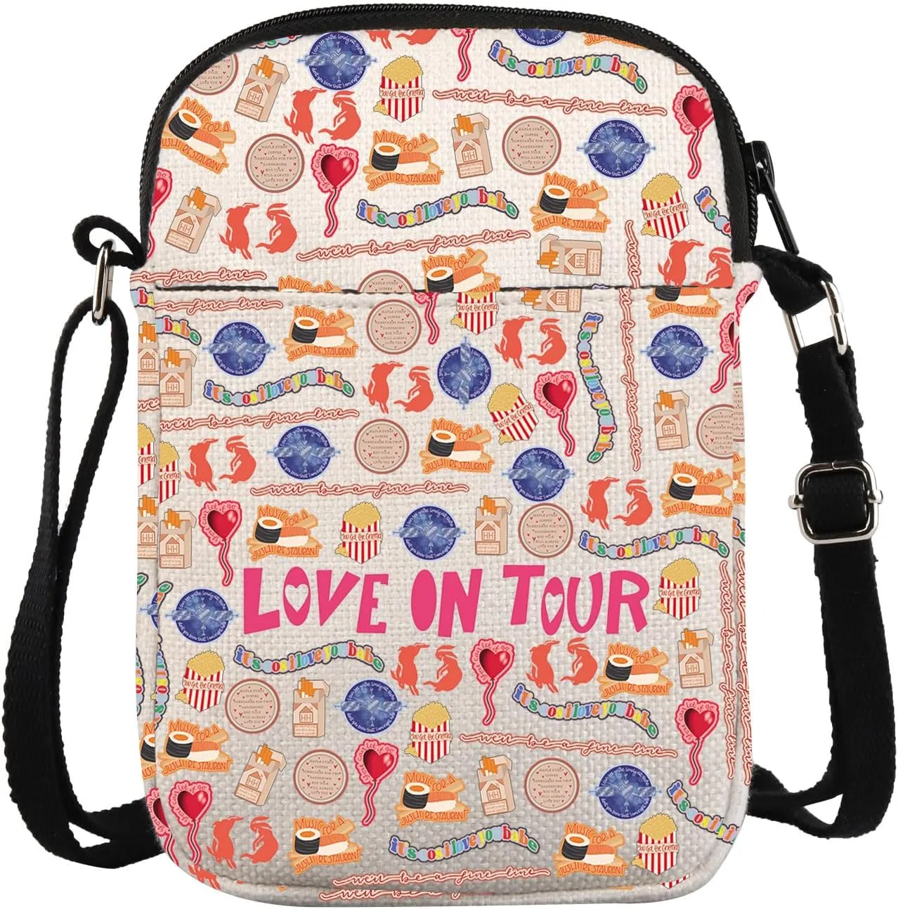 Singer Merch Crossbody Bag Singer Album Inspired Gift Singer Fans Gift Singer H-S Fans Gift