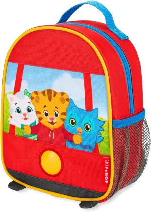 Skip Hop x Daniel Tiger Mini Toddler Backpack, Preschool Ages 1-4, Trolley Friends