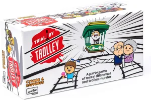 Skybound Trial by Trolley: an Adult Card Game of Moral Dilemmas and Murder | Party Game Games and Cyanide and Happiness | 3-13 Players, Ages 14 and Up
