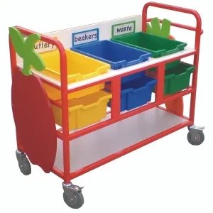 Small Basic Waste Clearing Trolley
