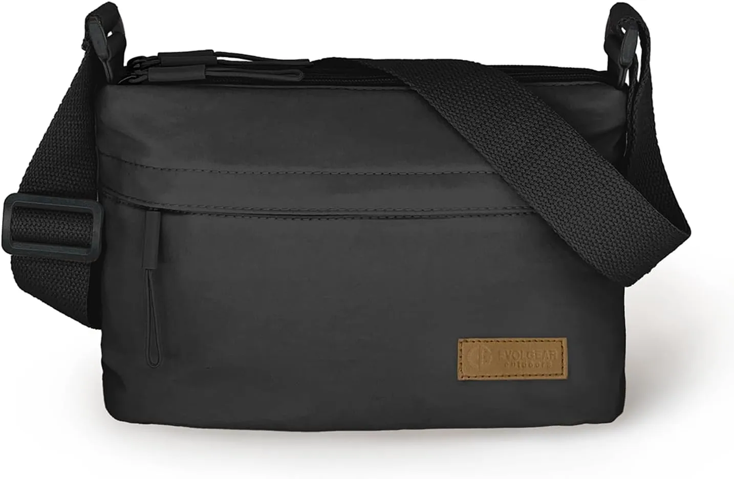 Small Crossbody Bag for Women Men, Canvas Cross Body Purse for Women, Casual Minimalist Style Handbag Purse with 5 Pocket