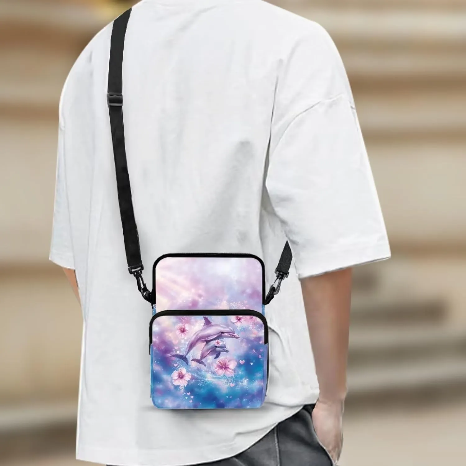 Small Crossbody Bags for Women Men Small Messenger Bag Purses Fanny Pack Wallet Bag Coin Purse Backpack Handbag