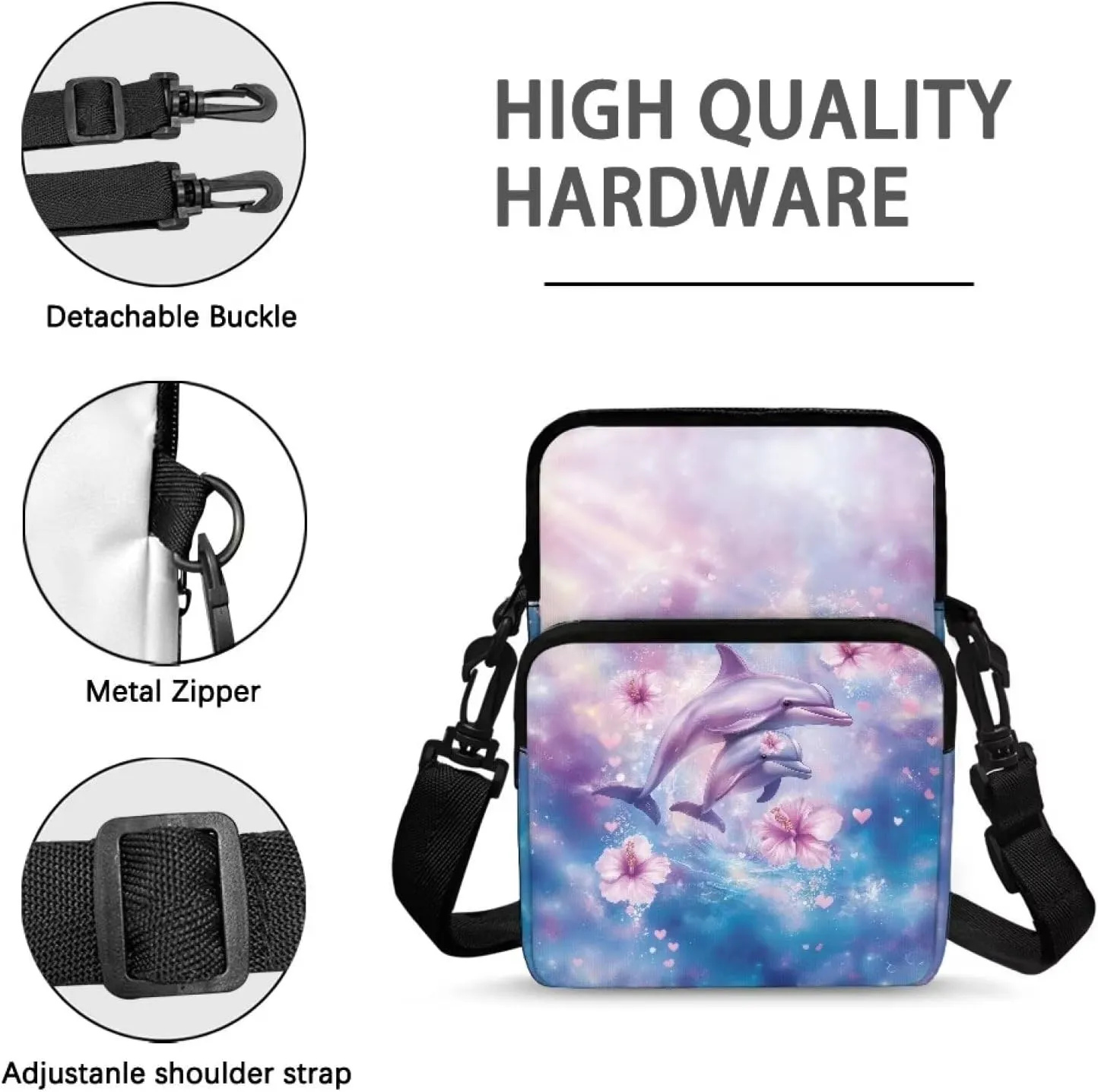 Small Crossbody Bags for Women Men Small Messenger Bag Purses Fanny Pack Wallet Bag Coin Purse Backpack Handbag