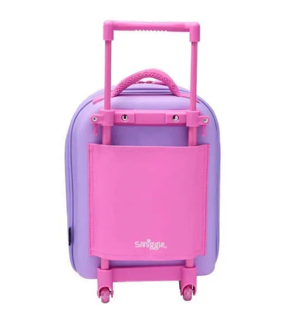 Smiggle Teeny Tiny Butterfly 3D Hardtop Trolley Bag - Lilac | 10L Kids School & Travel Luggage | Perfect for Playgroup & Preschool