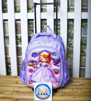 Sofia The First Themed Small Trolley Bag for Playgroup (HSD-33012T)
