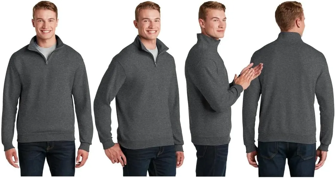 Sorority Letters Shop University of Hawaii Manoa Quarter Zip Sweatshirt with Primary H Logo Embroidered