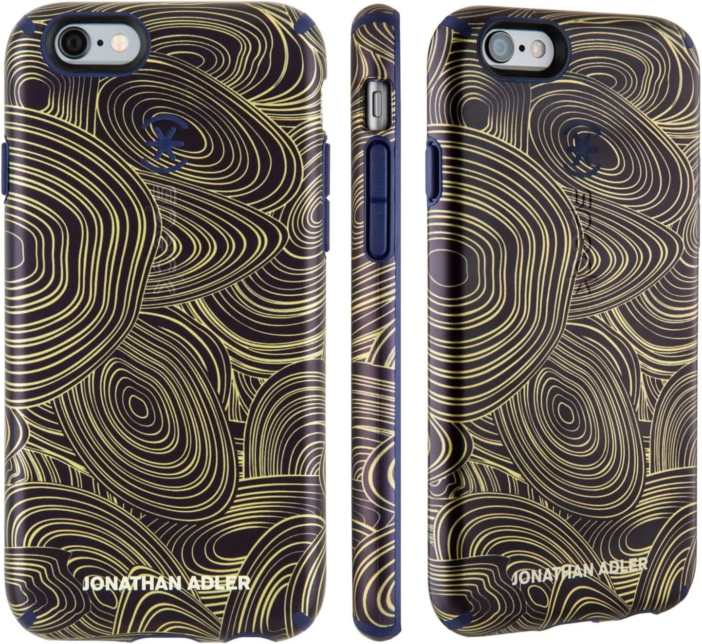 Speck CandyShell Inked for iPhone 6/6s -Jonathan Adler -Black/Gold