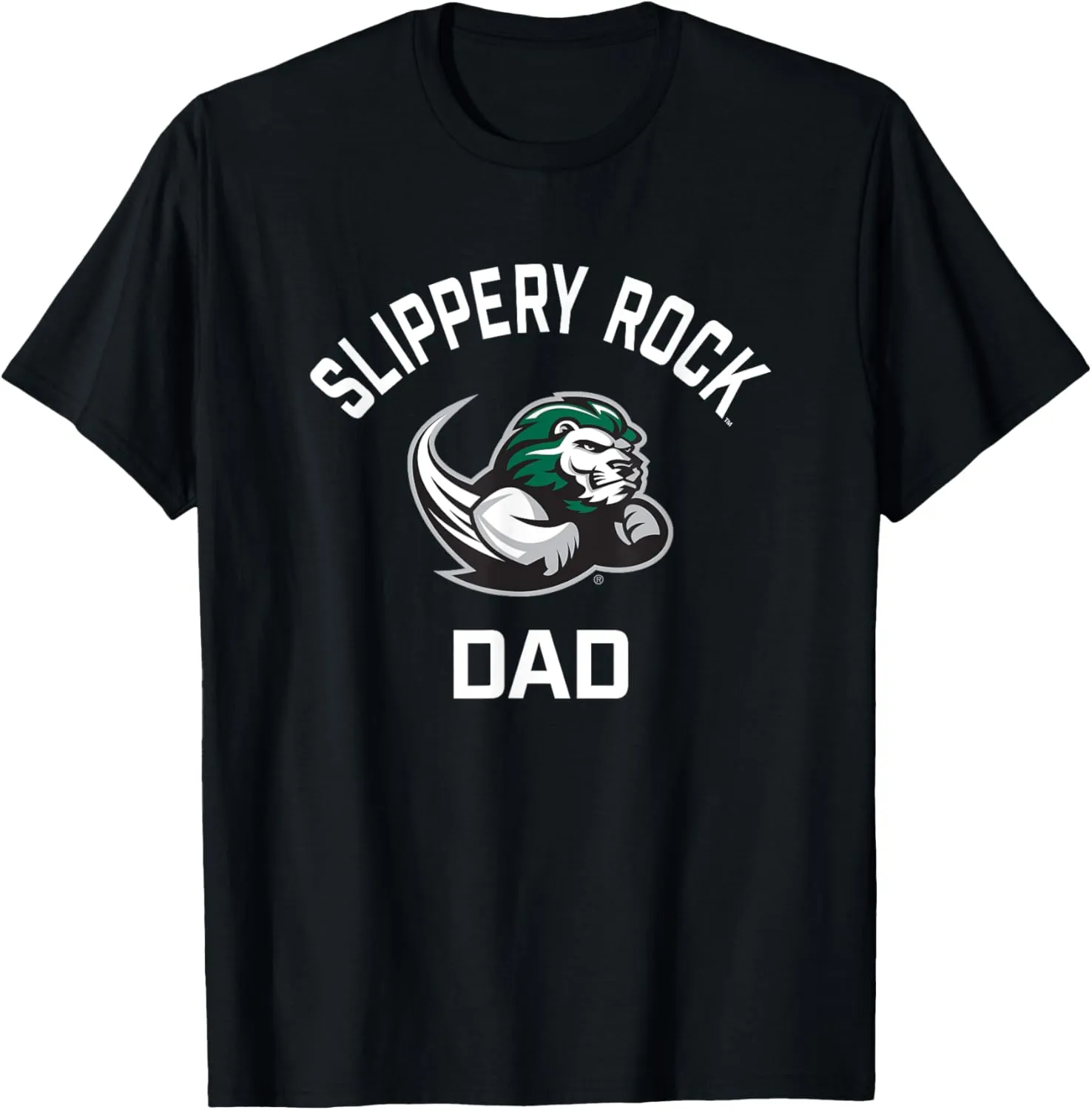 SRU Slippery Rock University Arched Dad T-Shirt