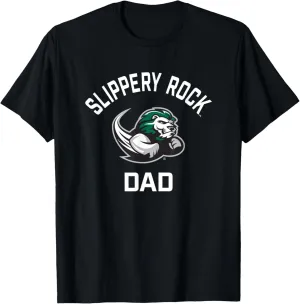 SRU Slippery Rock University Arched Dad T-Shirt