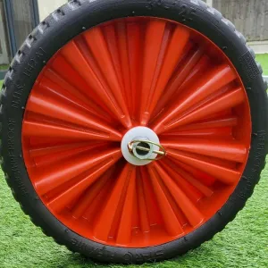 Starco Puncture Proof Foam Trolley Wheel - Red