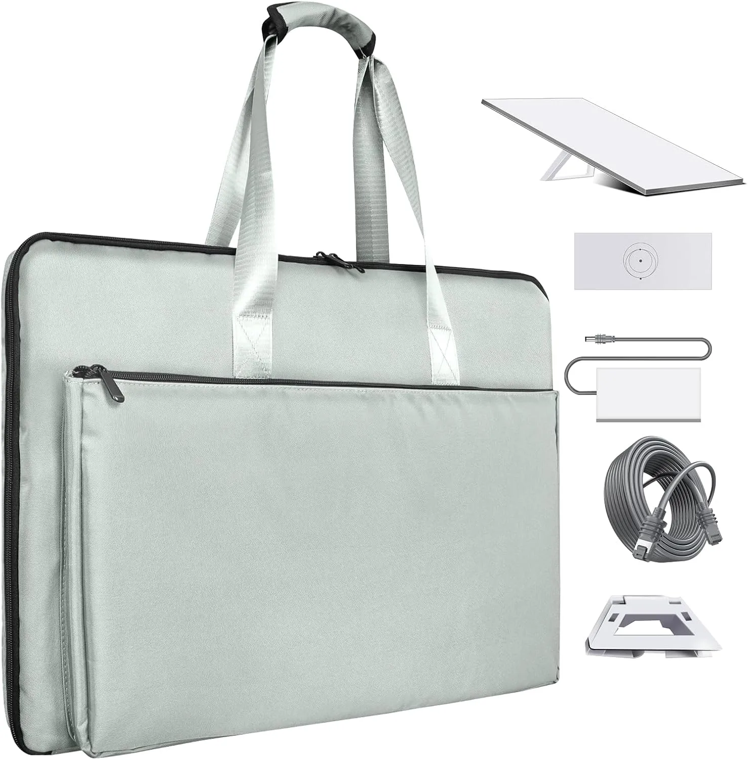 Starlink Gen 3 Case, Starlink Bag, Starlink Case, Starlink Travel Handbag & Shoulder Bag, Starlink Carrying Case Gen 3 Standard V3 Storage, Multiple Pockets, Waterproof, Shockproof, Gray