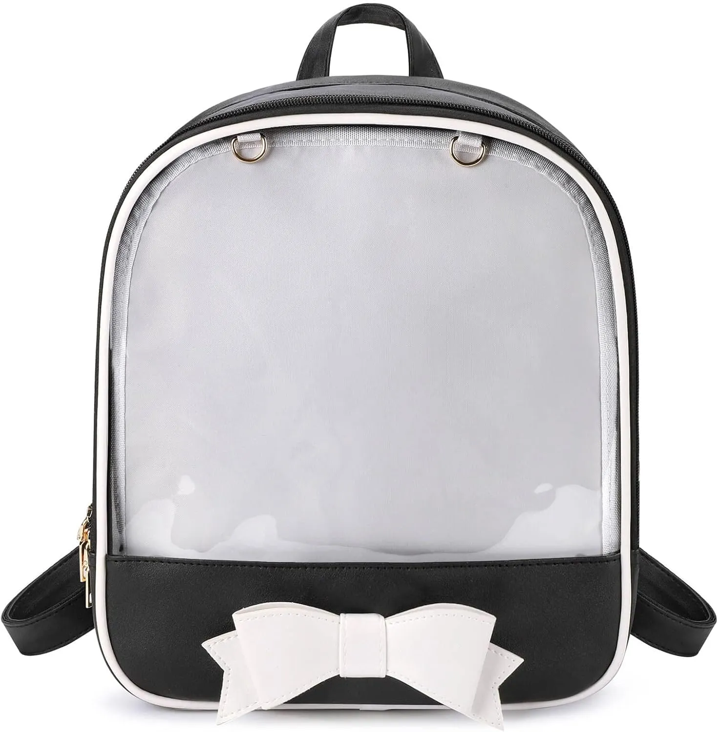 STEAMEDBUN Ita Bag Backpack Bowknot Kawaii Pin Display Backpack Bag with Insert