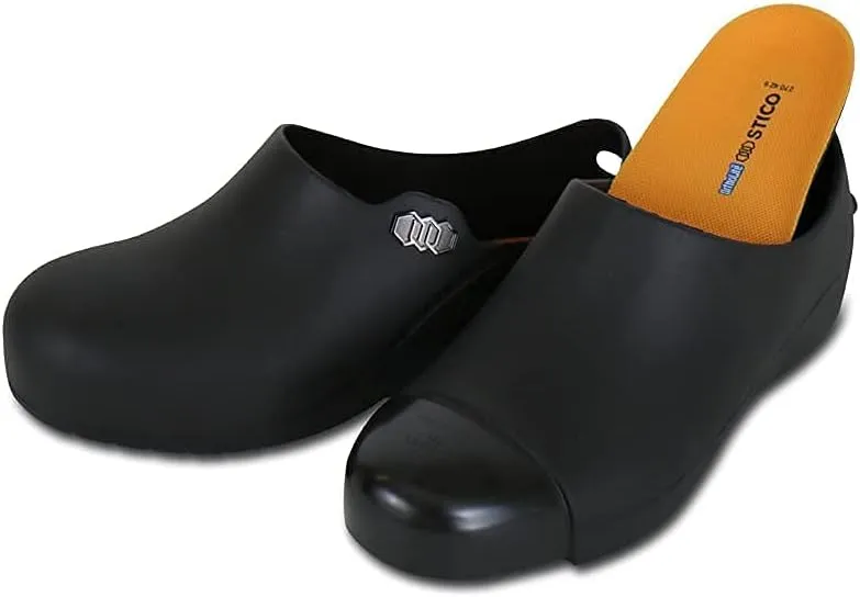 Stico NEC-10 Toe-Cap Men's Slip Resistant Chef Shoes, Professional Non-Slip Work Shoes, Self-Assembly, True to Size