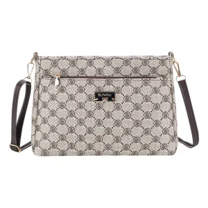 STOREXQ  Women's Bag Women's Crossbody Small Shoulder Bag Small Square Bag Retro Fashion Multi-Layer Middle-Aged and Elderly Mother Bag