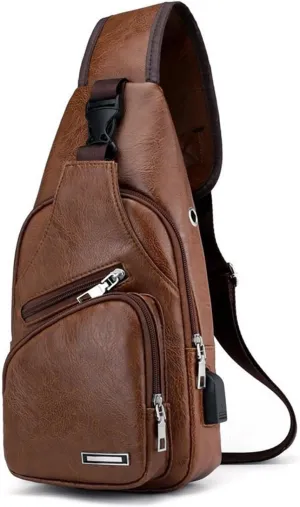 Strap Oblique Bag Man Chest Bag Man Casual Shoulder Bag