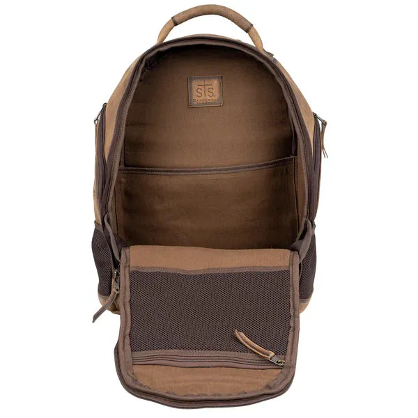 STS Ranchwear Foreman Theo Genuine Leather Backpack STS34312