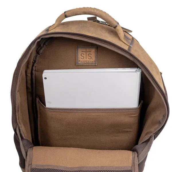 STS Ranchwear Foreman Theo Genuine Leather Backpack STS34312