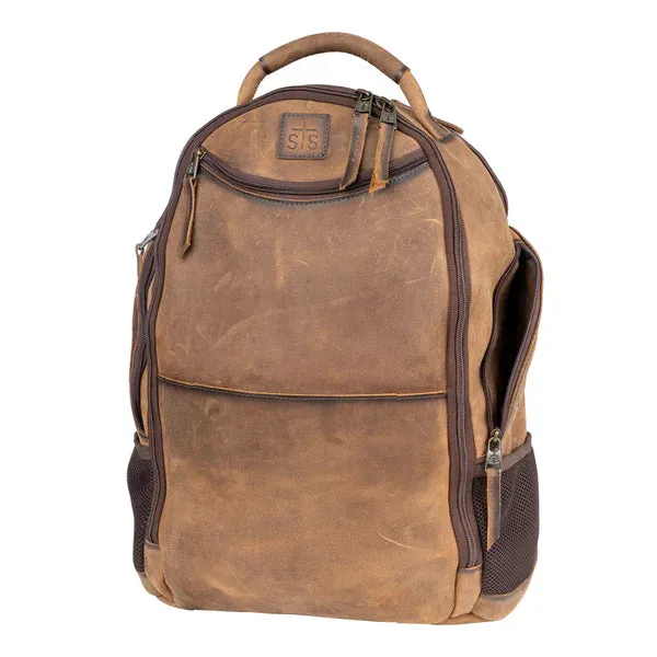 STS Ranchwear Foreman Theo Genuine Leather Backpack STS34312