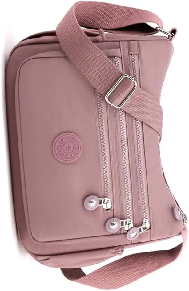 Stylish Multi layer Nylon Shoulder Bag for Women Convenient and Messenger Bag