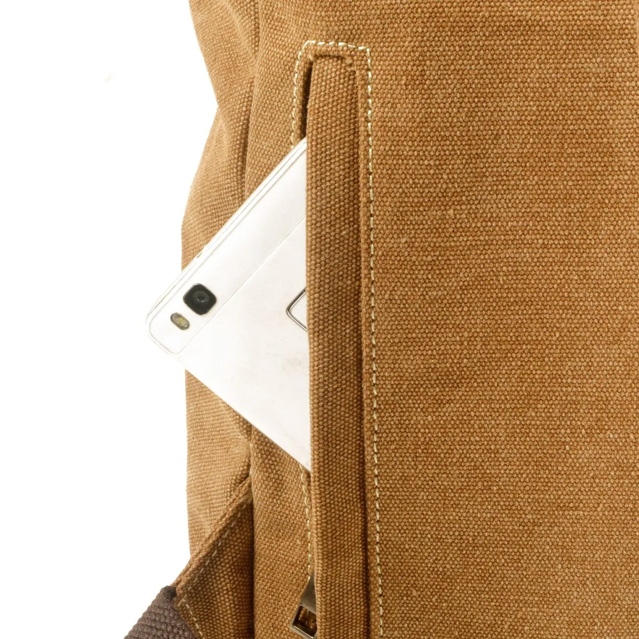 Stylish Waxed Cotton Backpack for Urban and Outdoor Use