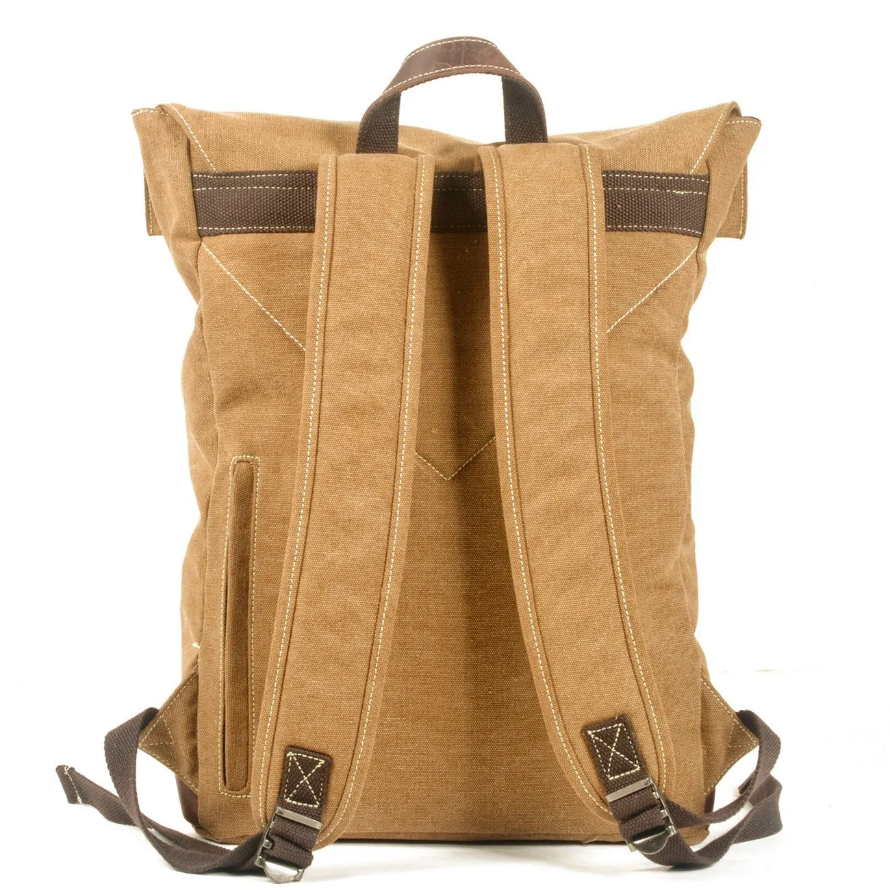 Stylish Waxed Cotton Backpack for Urban and Outdoor Use