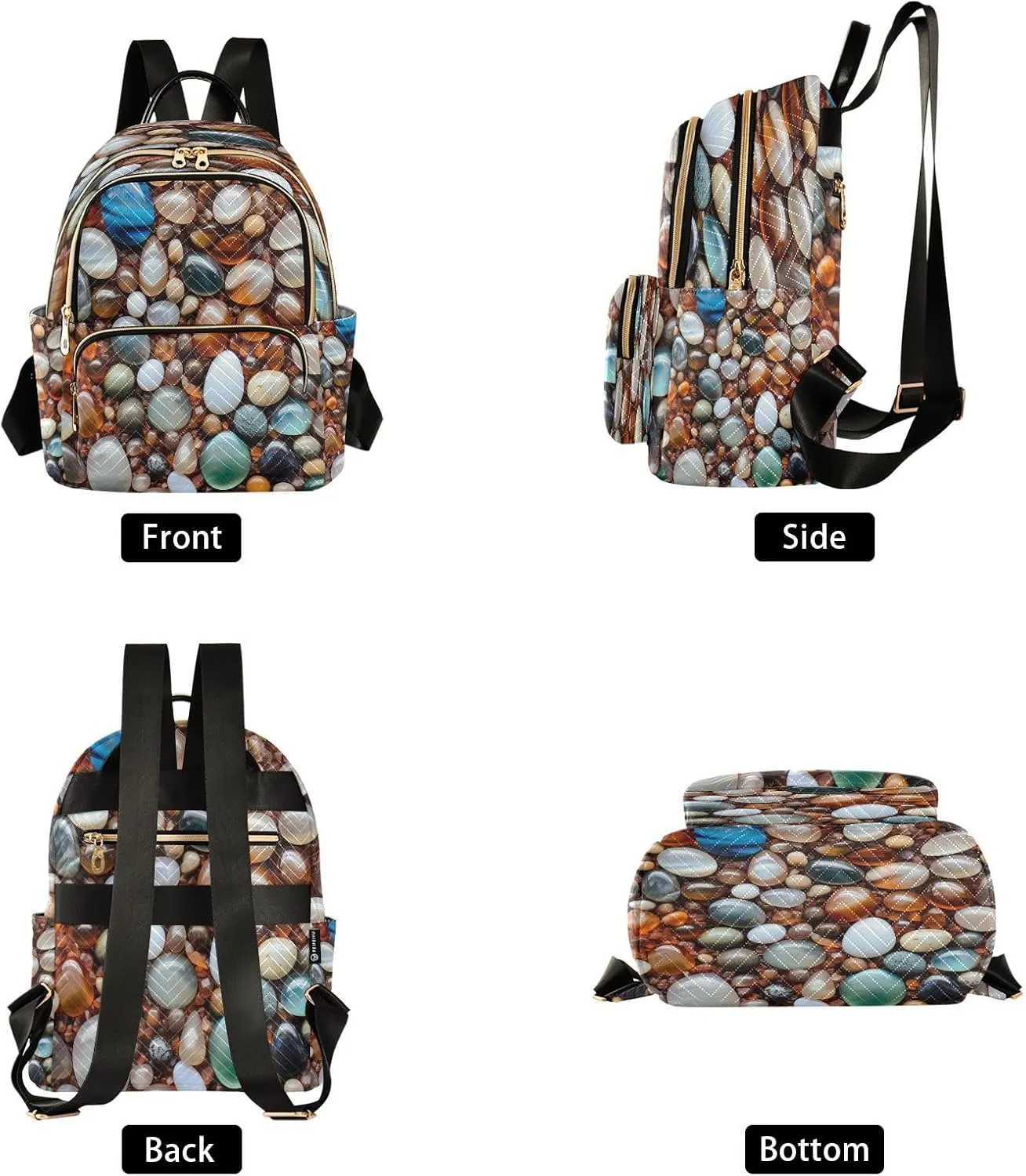 SUABO Cobblestone Fashion Backpack Purse Ladies Fashion Rucksack Travel Shoulder Bag Casual Daily Backpack