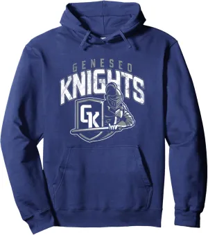 SUNY Geneseo Knights Distressed Logo Pullover Hoodie