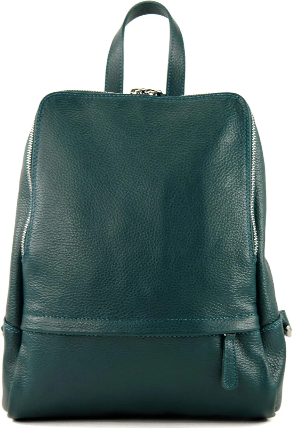 T138 - ital ladies leather backpack bag (Petrol)