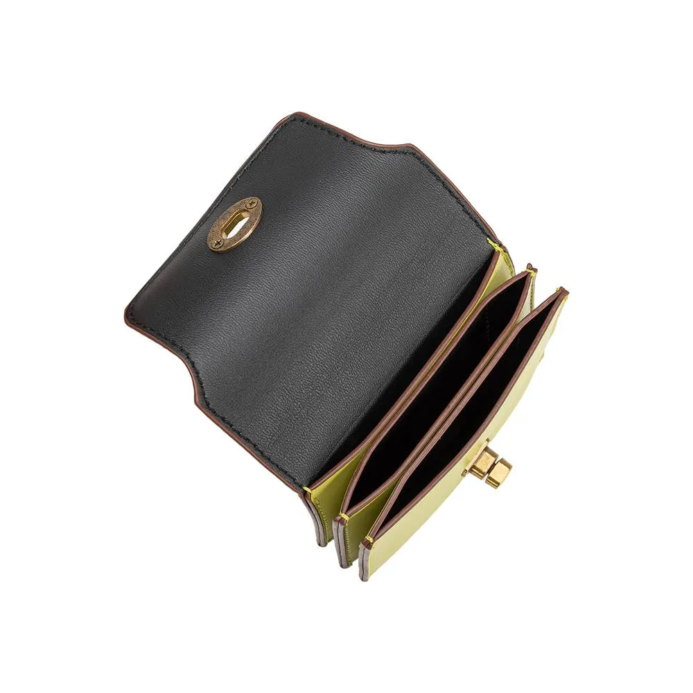 Tara Pistachio Vegan Card Case Wallet