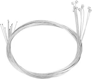 Tbest Brake Cable,10pcs Brake Cable ycle Braking Line Wire Repair Replacement Accessory for Mountain Road 2M Long Brake Cables Mountain clicgear cart brake cable 2.2 metre brake c