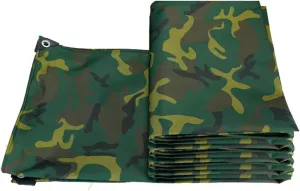Tear Resistant Tarps, Waterproof Tarp for Firewood, Camping, Hunting, Outdoor Protection of Equipment(Size:4.5×8m)