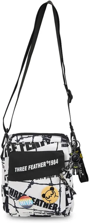 Teclado Fashion Small Crossbody Bag with Cute Accessories Mini Casual Shoulder Bag with Pendants Purse Travel Daypacks