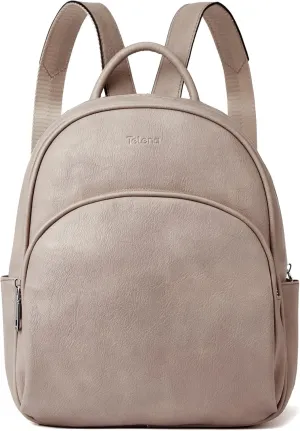 Telena Small Backpack Purse for Women Girls Cute Mini Leather Backpack Travel Shoulder Bags