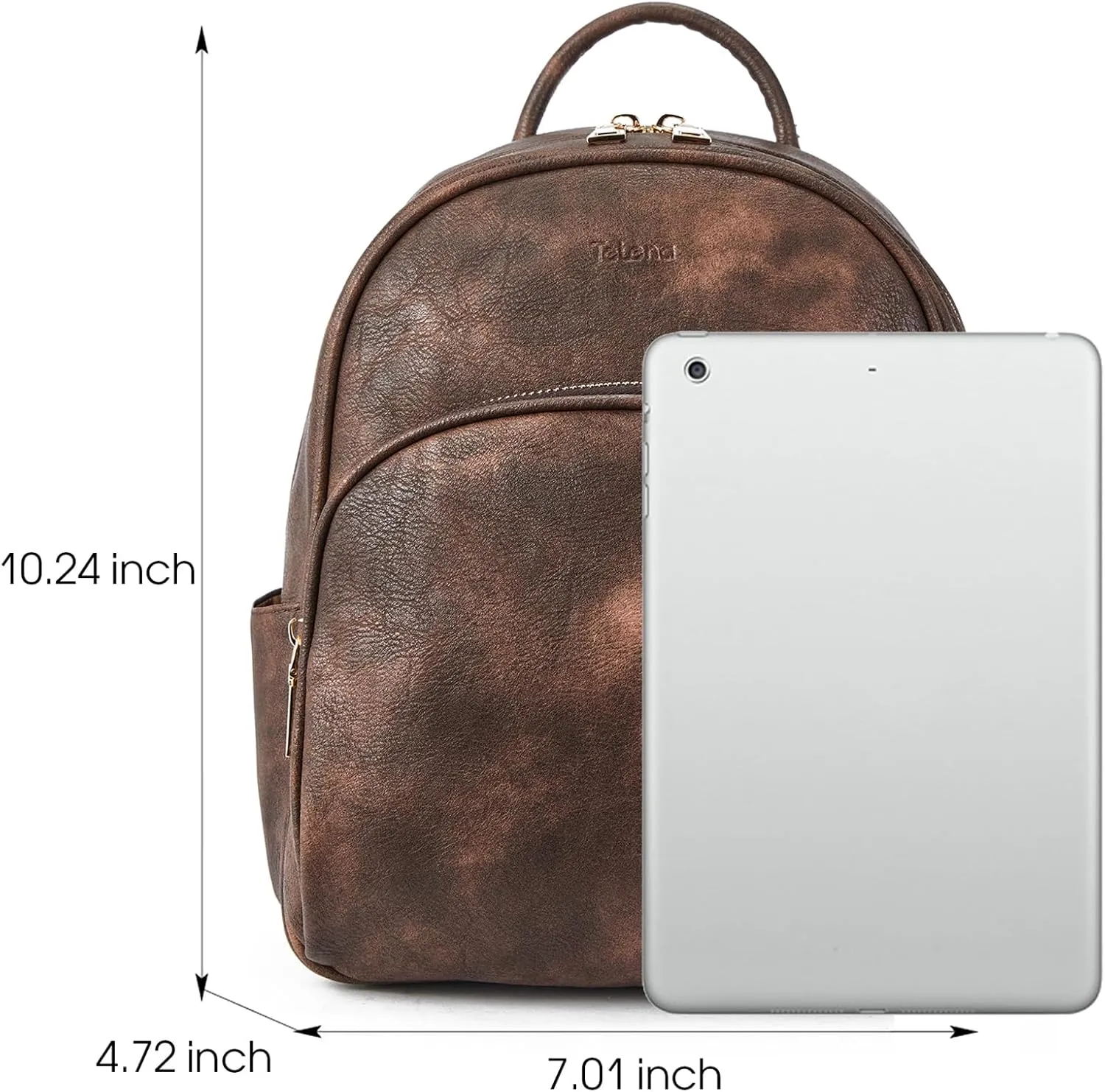 Telena Small Backpack Purse for Women Girls Cute Mini Leather Backpack Travel Shoulder Bags