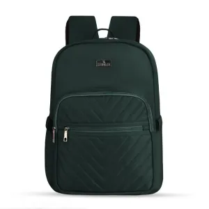 THE CLOWNFISH Women's Laptop Backpack - Stylish, Padded Storage | 19L Capacity | Olive Green