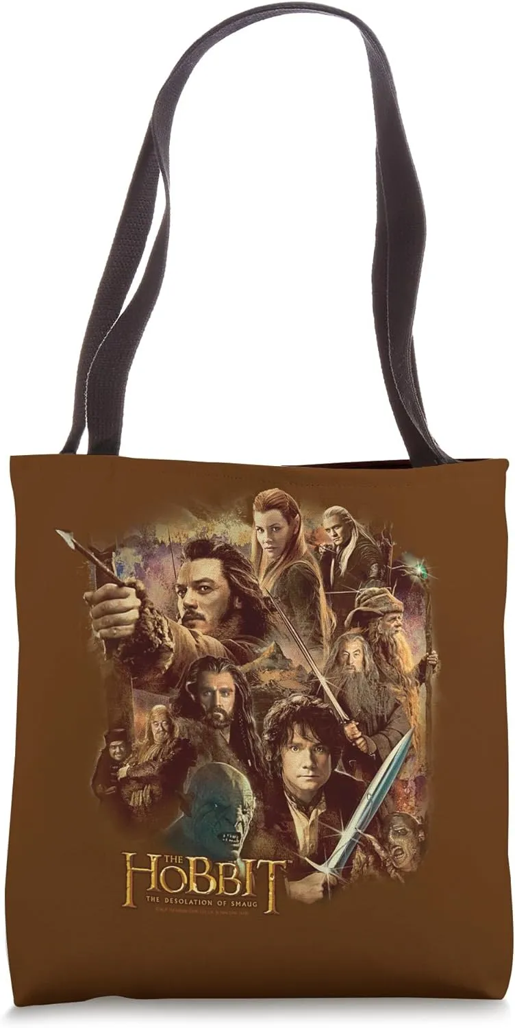 The Hobbit Middle Earth Group Tote Bag