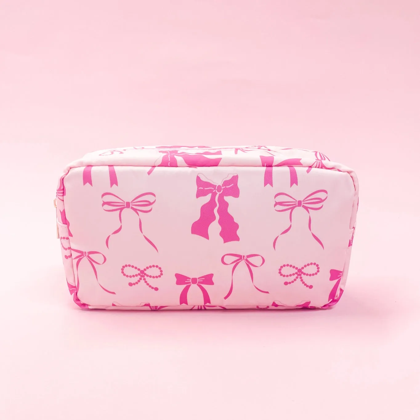 The Pink Bow Cosmetic Pouches- 2 sizes