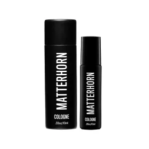 theo & amelia Matterhorn Rollerball Cologne for Men | A Rugged Everyday Fragrance with Mandarin, Black Pepper, Vetiver, Leather, Sandalwood & Musk - 10mL Travel-Friendly Fragrance