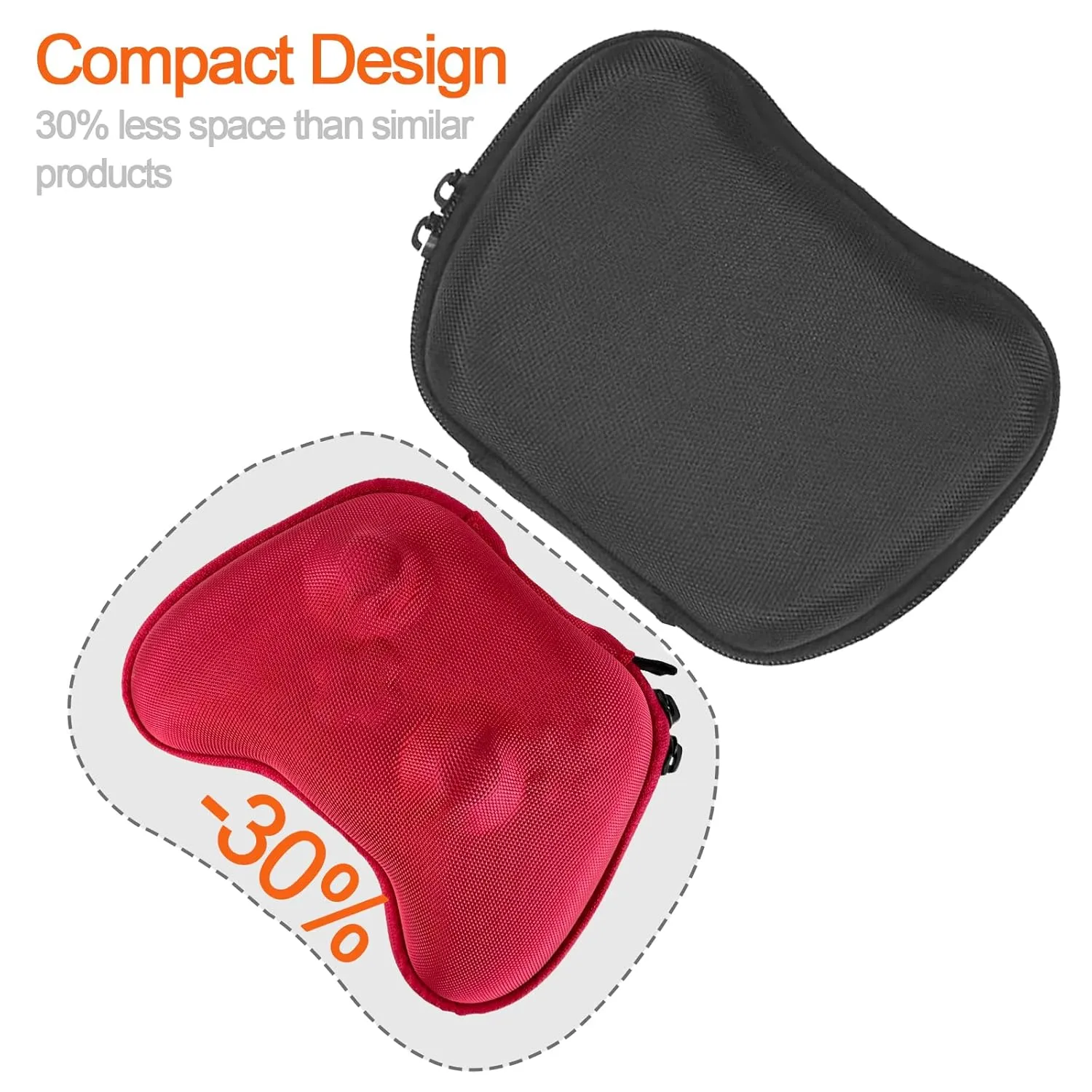 Tiswell Controller Hard Case for Xbox One/Series X/SX / Xbox Elite 2 Controller, EVA Protective Box for Xbox Elite Series 2 Core Wireless Gaming Portable Bag Travel Storage, Red