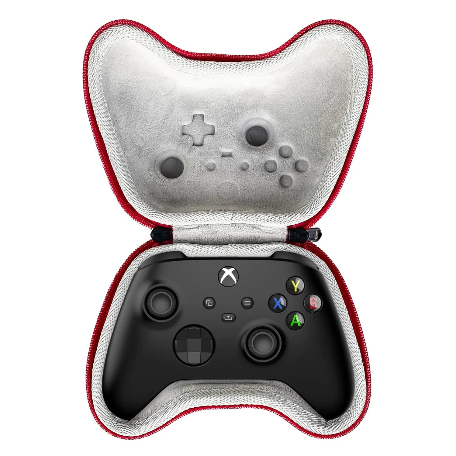Tiswell Controller Hard Case for Xbox One/Series X/SX / Xbox Elite 2 Controller, EVA Protective Box for Xbox Elite Series 2 Core Wireless Gaming Portable Bag Travel Storage, Red