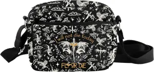 TOBGBE F Wing Book Series Merch I Will Not Die Today Crossbody Bag Dragon Rider Gifts YA Fantasy Novel Inspired Shoulder Bag